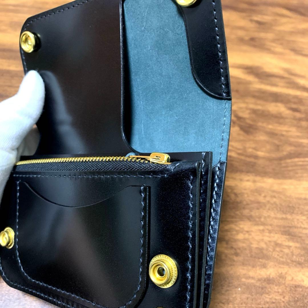 トラッカーウォレット　ミドル　新喜皮革　フルコードバン