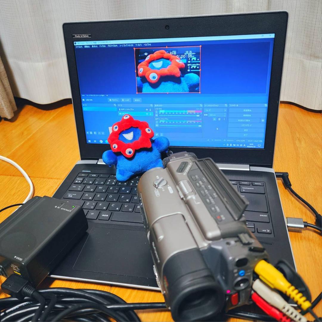 【動作確認済】Hi8 SONY 高画質 ビデオカメラ CCD-TR2 セット