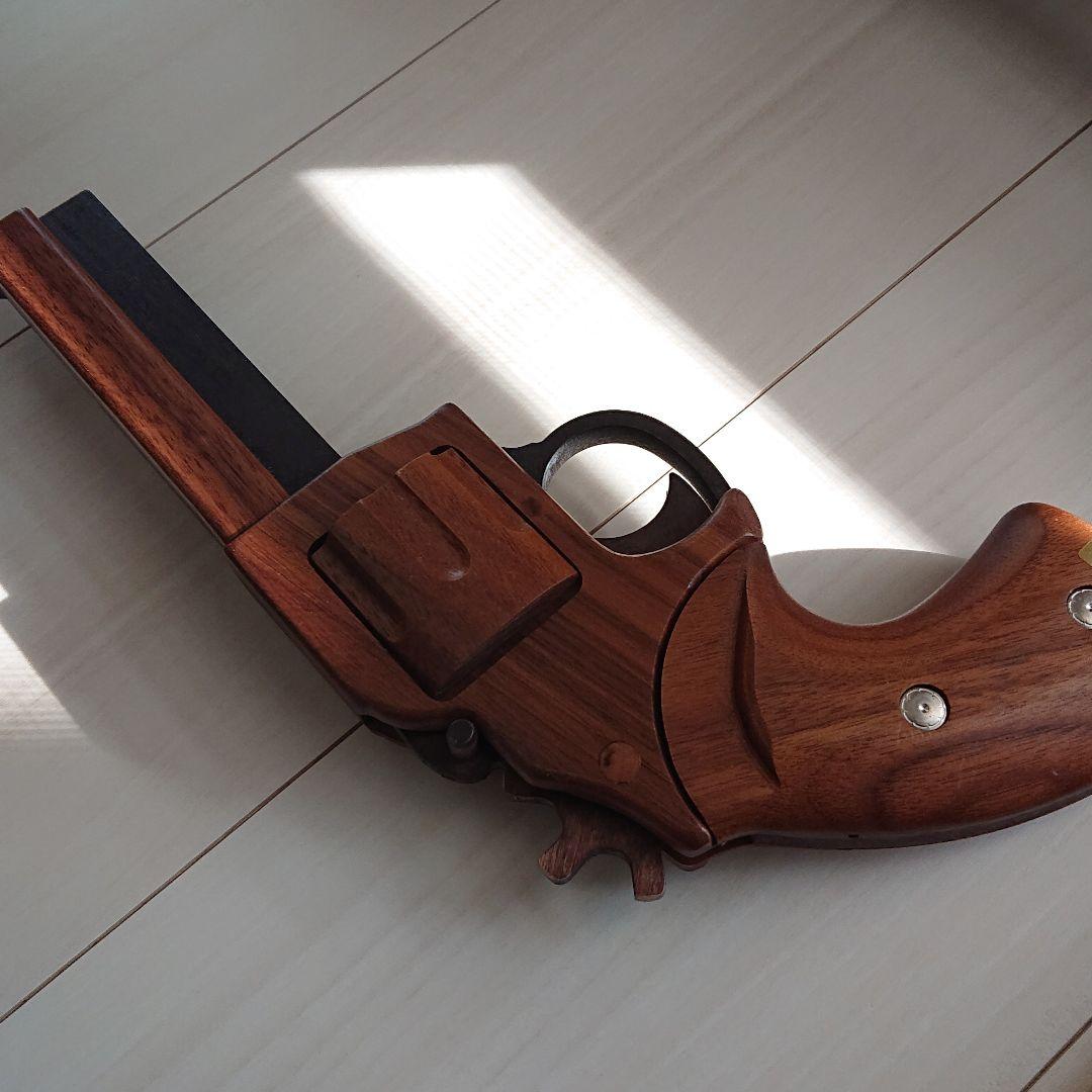 コルトパイソン 357 輪ゴム銃 ウォールナット