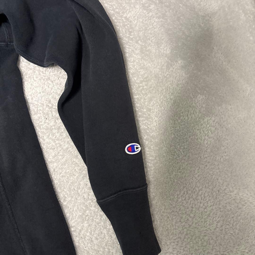 STÜSSY SPORT パーカー 黒 Championロゴ付き