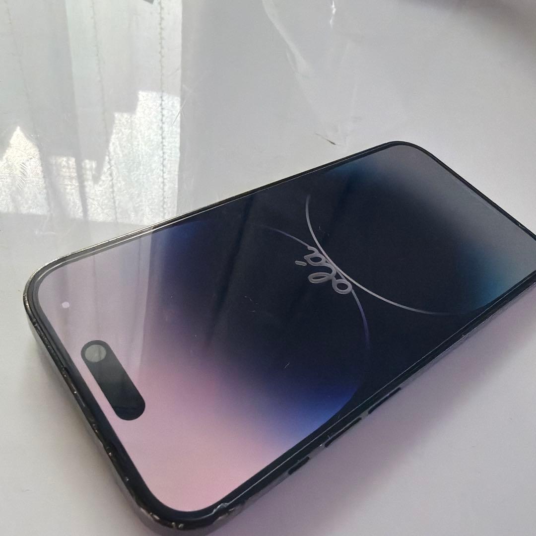 iPhone14pro 本体　SIMフリー　512GB ブラック　液晶新品交換済