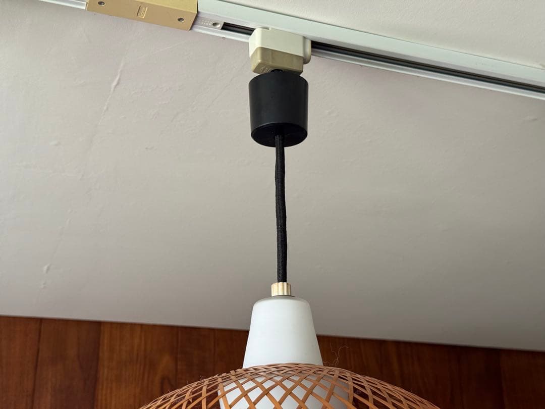 ヴィンテージ 民藝 昭和 レトロペンダントライト 竹細工 イサムノグチ