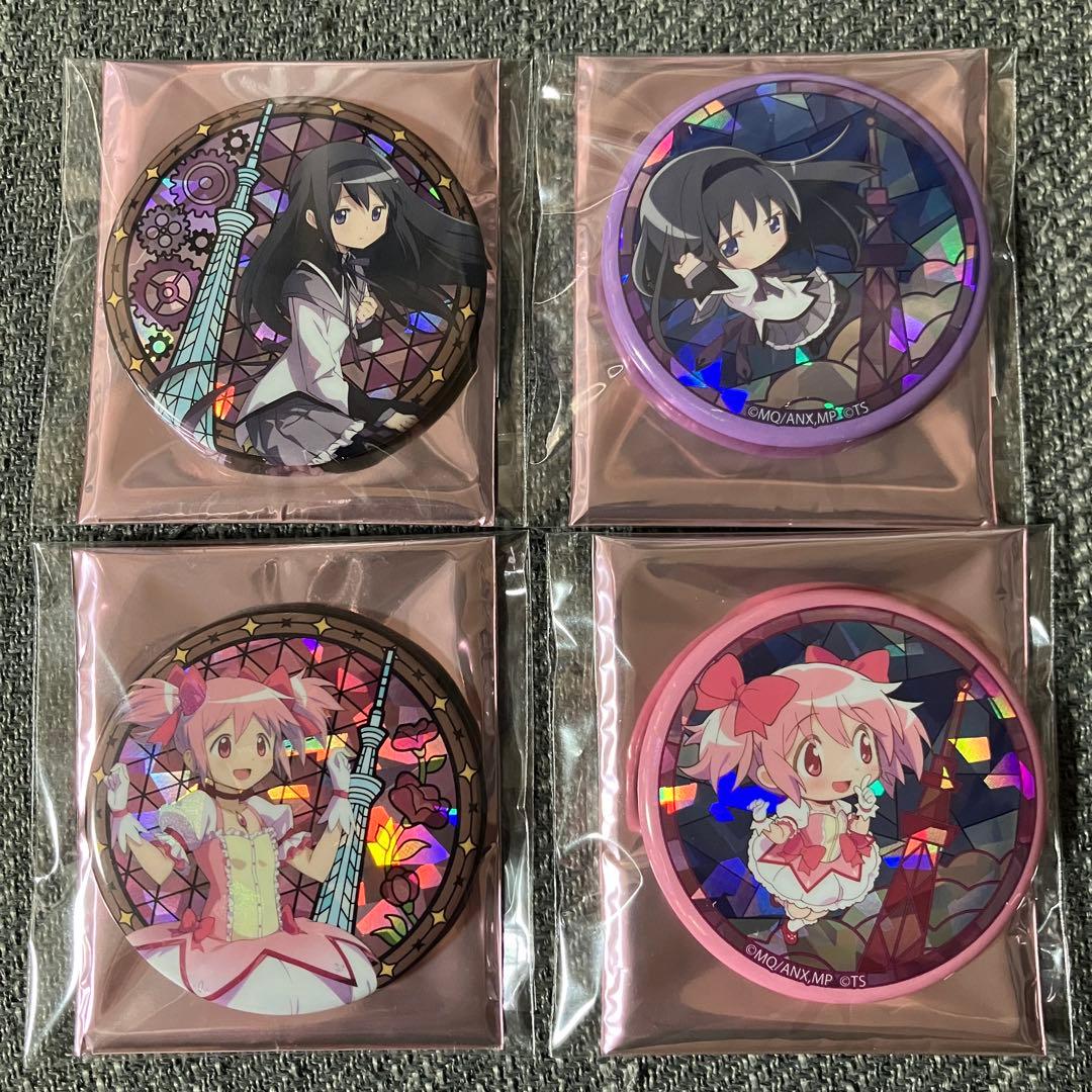 まどマギ スカイツリーコラボ 月夜のワルツ 缶バッジ まどか・ほむら 4