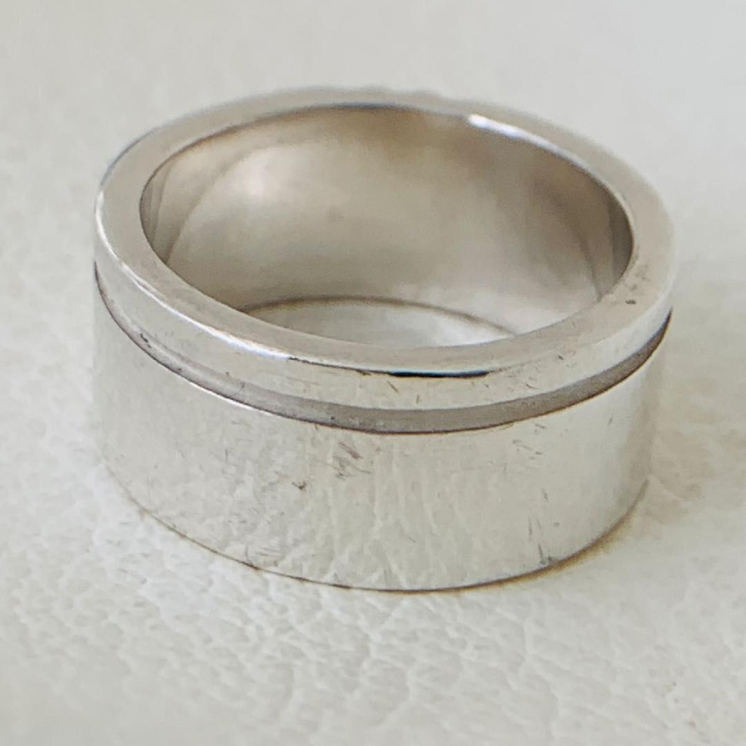 18号 バーバリー リング 指輪 ノバチェック 日本サイズ 相当 silver