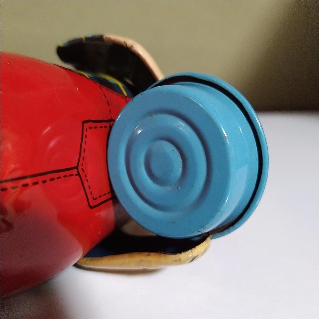 お*ん様 マルサン BUBBLING BOY シャボン玉 ブリキ