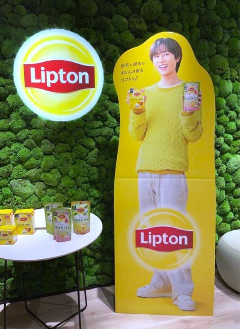  Man 阿部亮平　リプトン　等身大パネル Snow Man阿部起用のリプトンCM「メンカラとぴったり」、チョーヤの“に