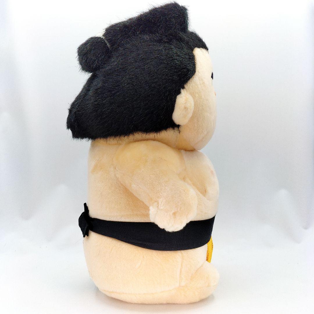 未使用 特大 力士 ぬいぐるみ 相撲 人形 全長約37cm