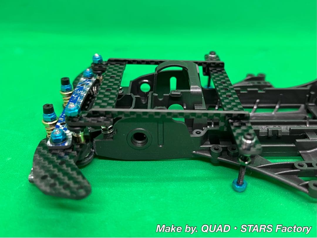 ミニ四駆・FM-A用】2軸ATピボットバンパー＋フロント提灯【30周年】