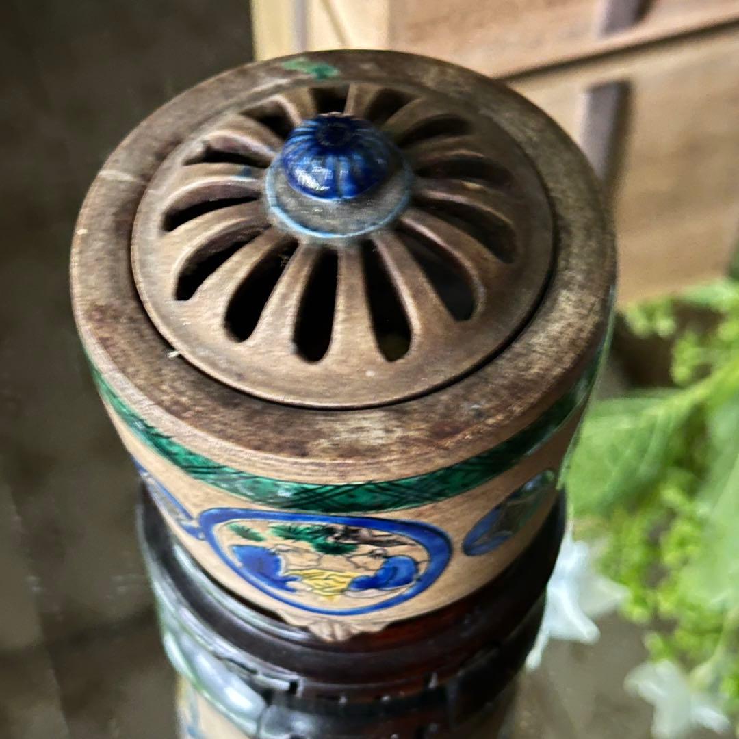 2125様感謝‼️老舗様愛蔵品‼️古九谷名品‼️賢人牡丹三