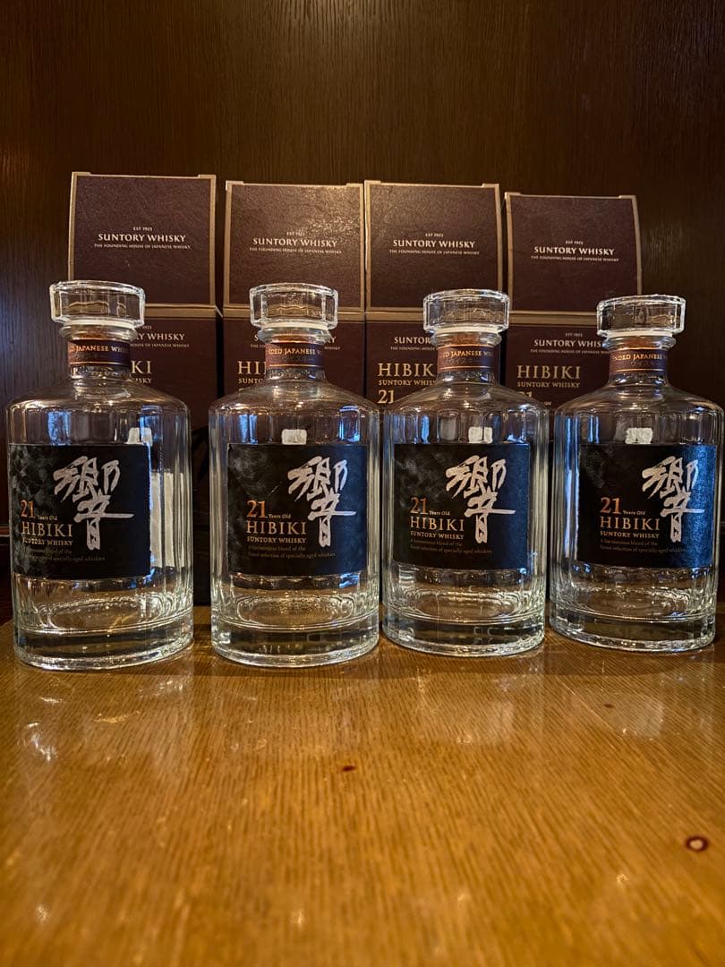 サントリー響21年空瓶箱付き