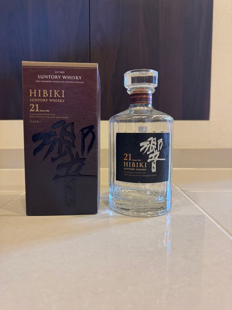 サントリー響21年空瓶箱付き