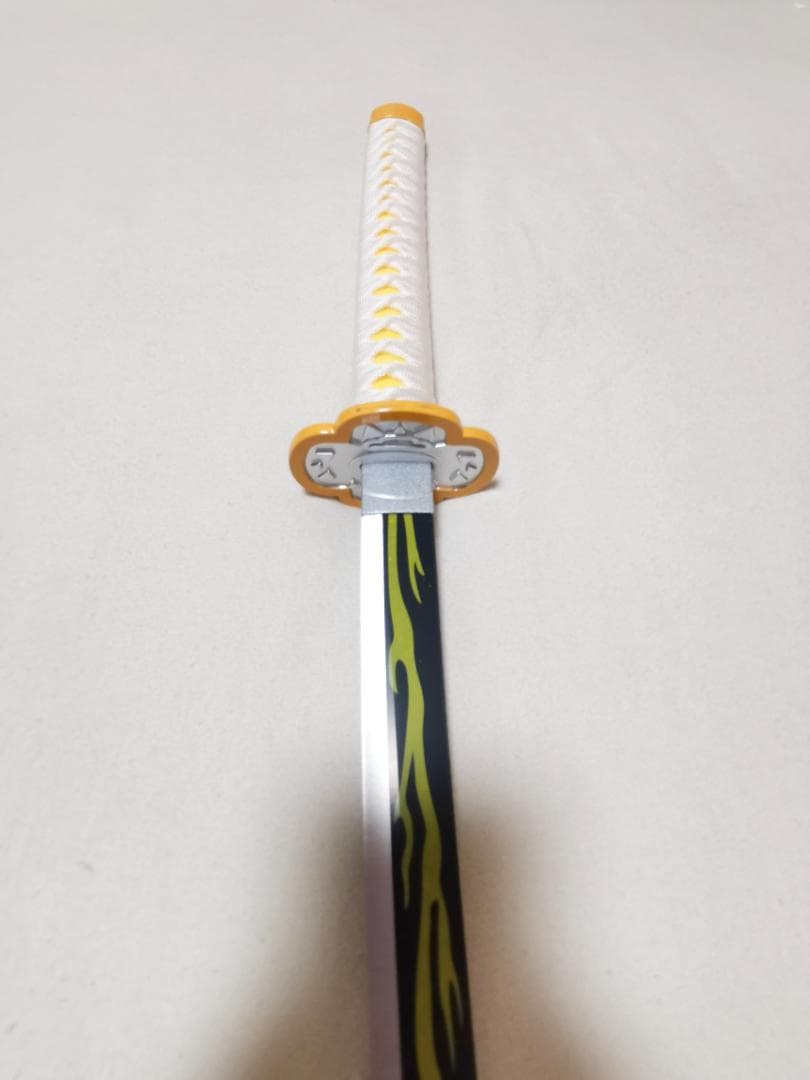 鬼滅の刃 我妻 善逸 日輪刀 金属製 模造刀 居合刀 コスプレ