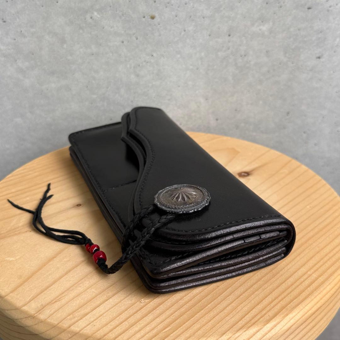 Mt.hill マウントヒル レザー 牛革 財布 黒 新品 未使用