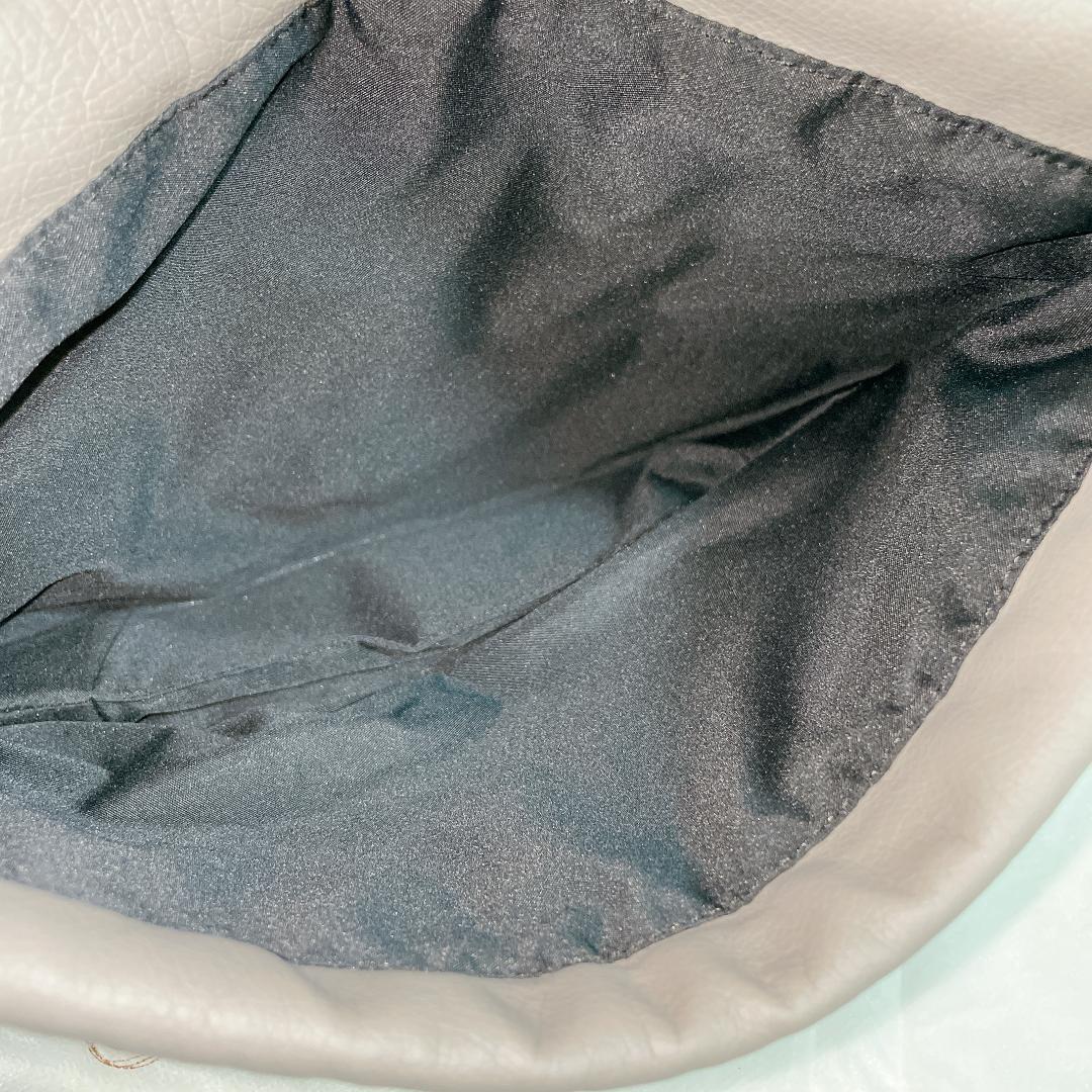 未使用】コブクロ 九月八日 ドローストリングバッグ グレー 巾着バッグ