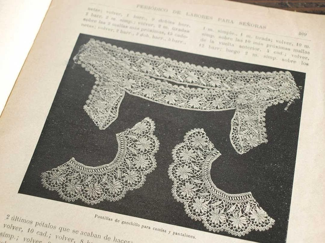 稀少 刺繍図案集 手芸雑誌 1897年６冊 手刺繍 手芸 アール・デコ/J896