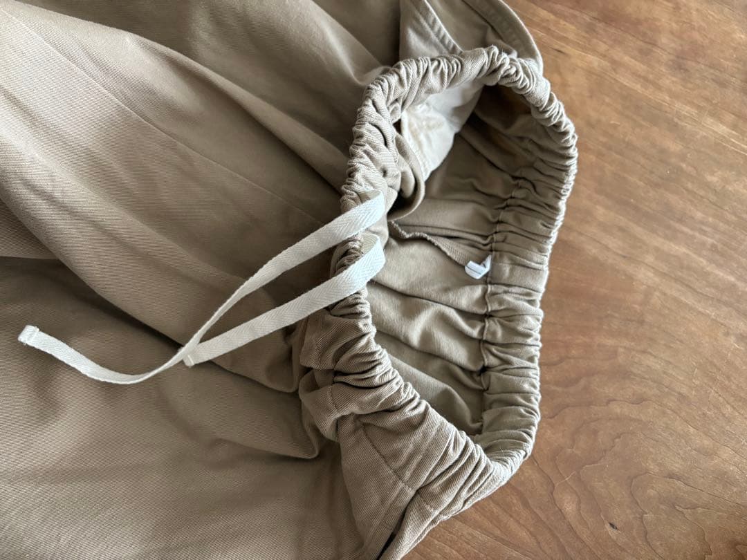 ゴーシュ　カツラギ8分丈ワイドパンツ　キュロット