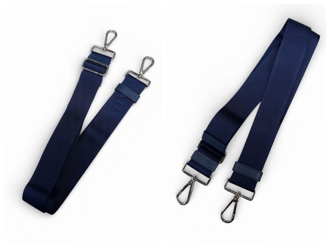 PRADA テスートボンバー　2WAY ハンドバッグ　ナイロン　ブルー　2WAY