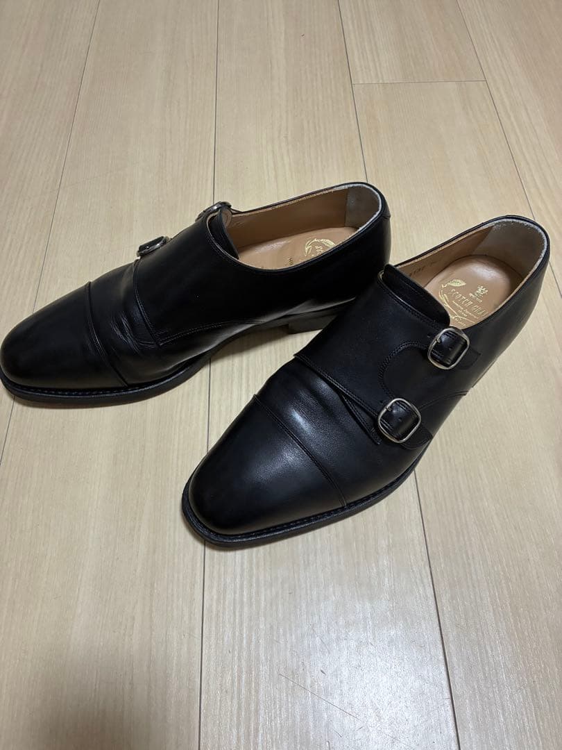 【どっくんさま専用】 SCOTCH GRAIN ダブルモンクストラップシューズ