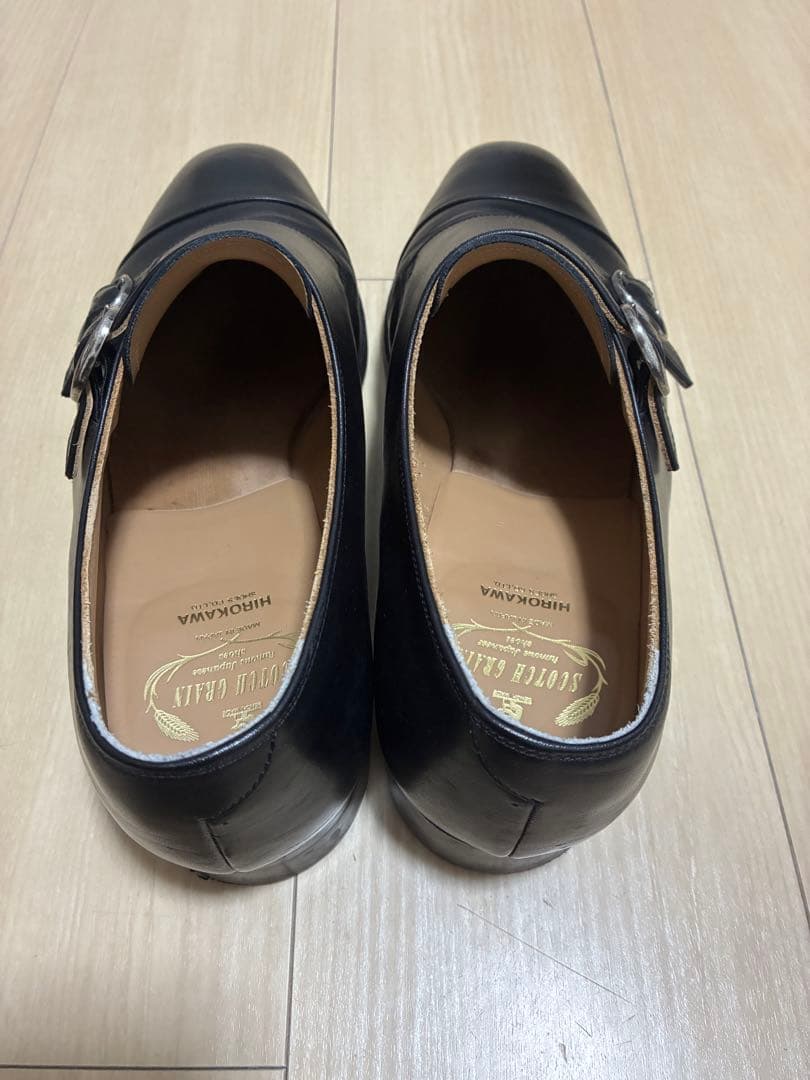 【どっくんさま専用】 SCOTCH GRAIN ダブルモンクストラップシューズ