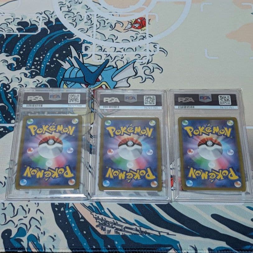 ポケモンカード スタートデッキ100 101ガラル3鳥 PSA10 3連番