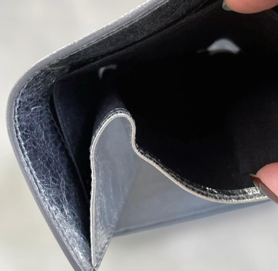 チロメchan様専用！バレンシアガ ペーパーミニウォレット 三つ折り財布