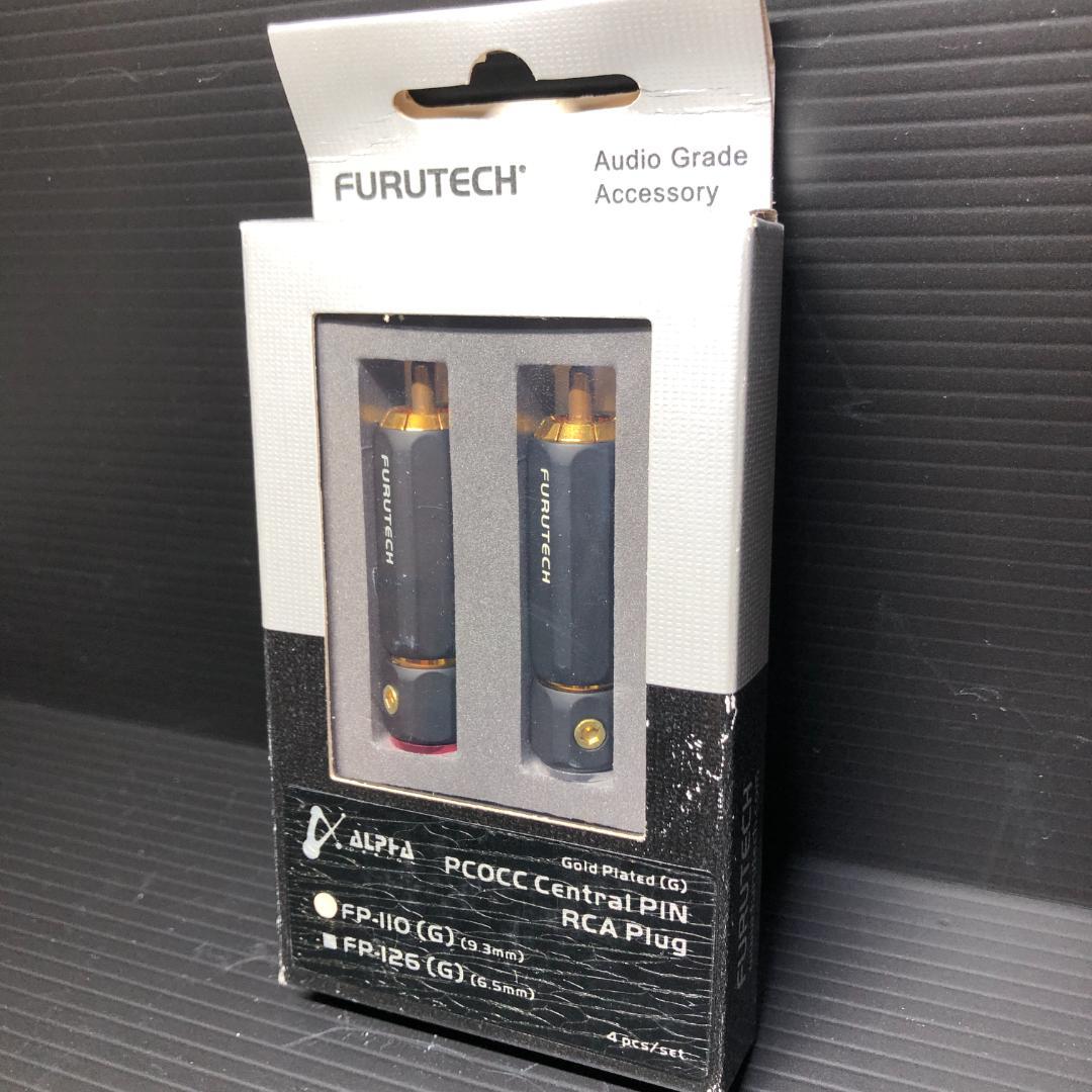 その他 FURUTECH FP-110(G) RCA plug FURUTECH FP-110 (G) Gold plated 24k Cinch RCA Ø9.2mm (Set x4