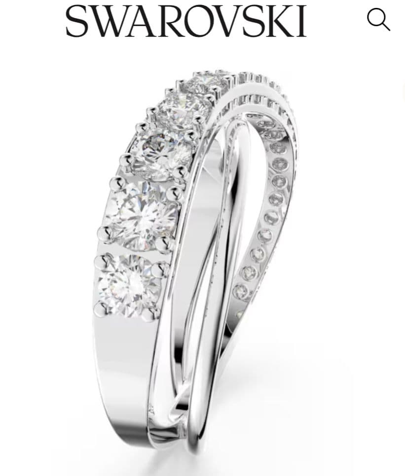 SWAROVSKI Hyperbola リング 52 試着のみ 箱、保証書有り