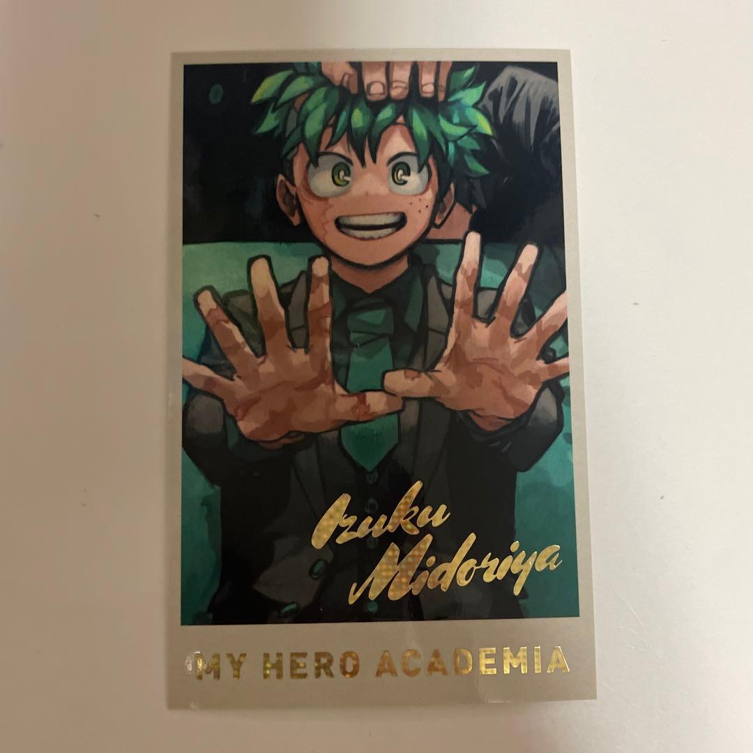 ヒロアカ展 緑谷出久 デク メモリアルコレクション カード・フォト