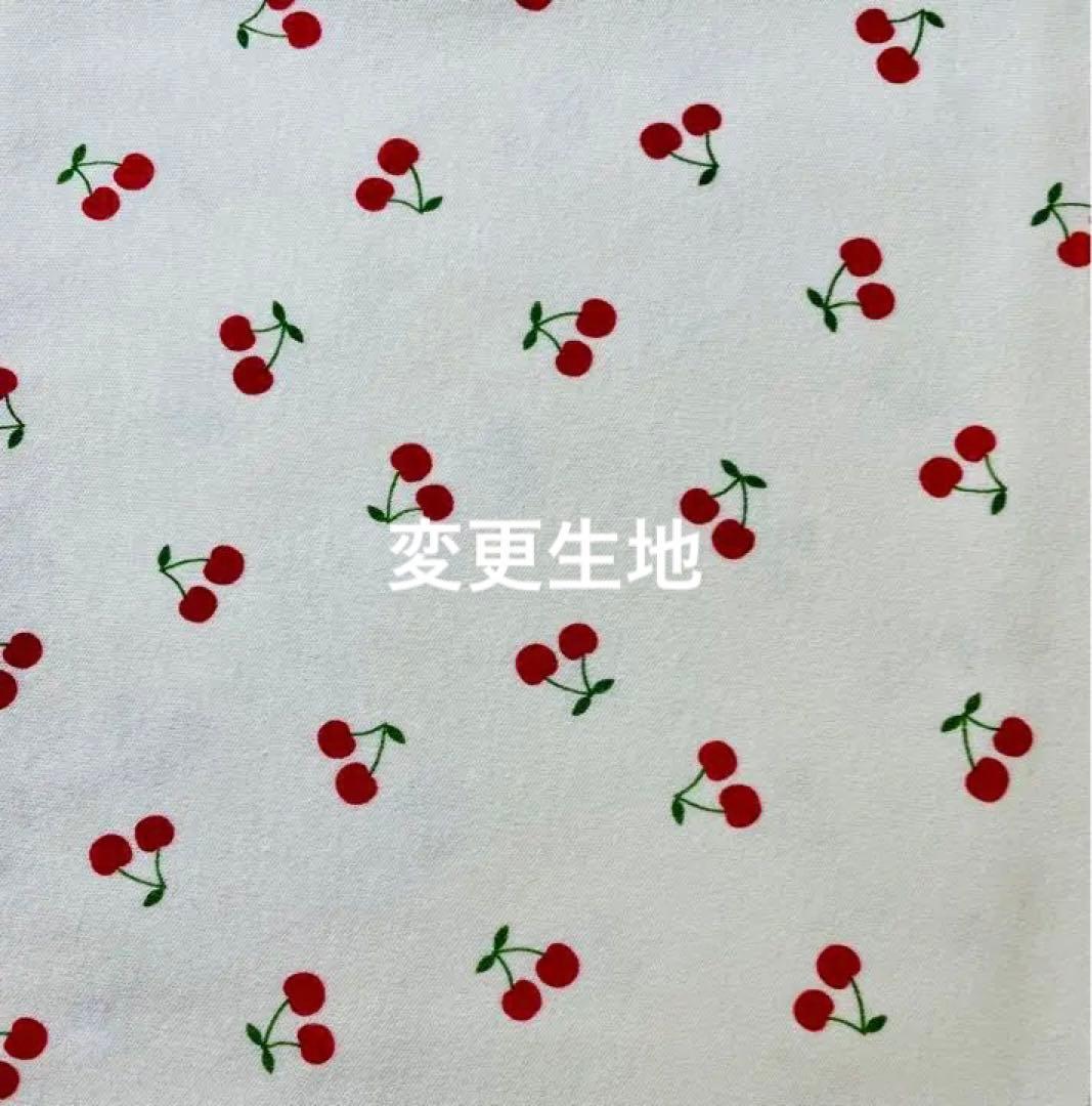 ハンドメイド犬服さくらんぼのパフスリーブワンピ☆new