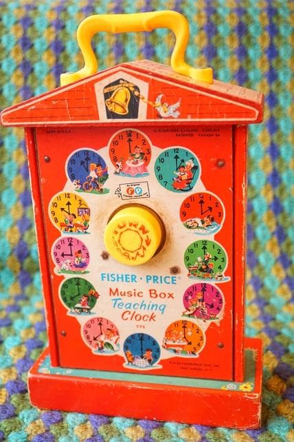 USA 1968年製 フィッシャープライス ヴィンテージ 時計 TOY - メルカリ