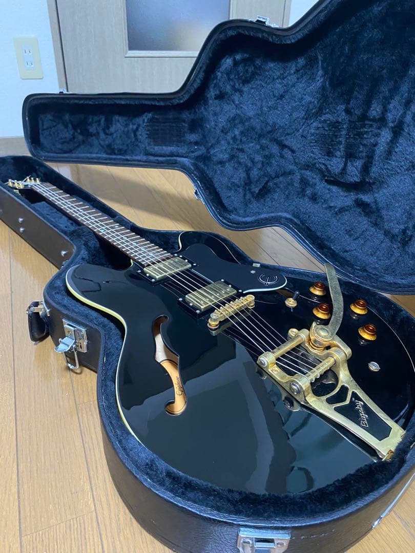 ギター epiphone DOT EB Epiphone(エピフォン) / Dot EB エレキギター/セミアコ/黒系/HH/Dot EB