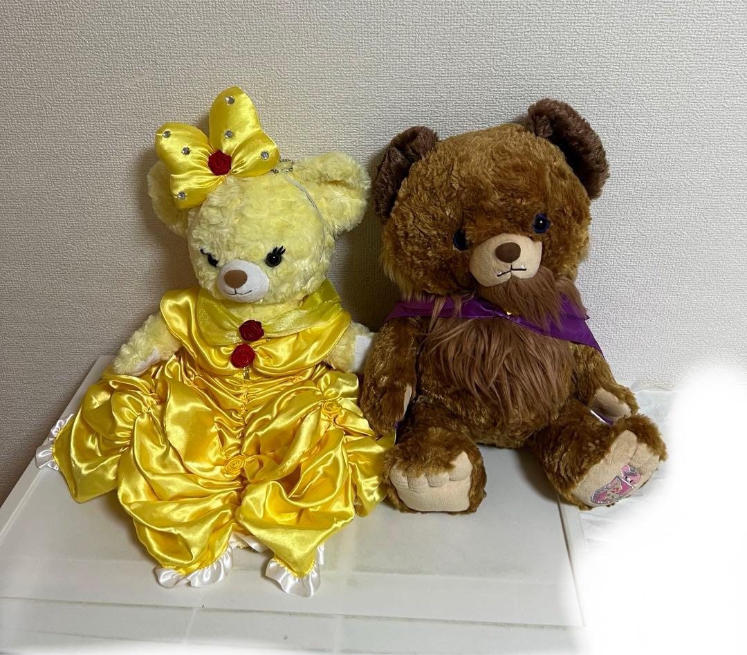 ユニベアシティのぬいぐるみセット（ルージュローズ、野獣、ラ・メール）