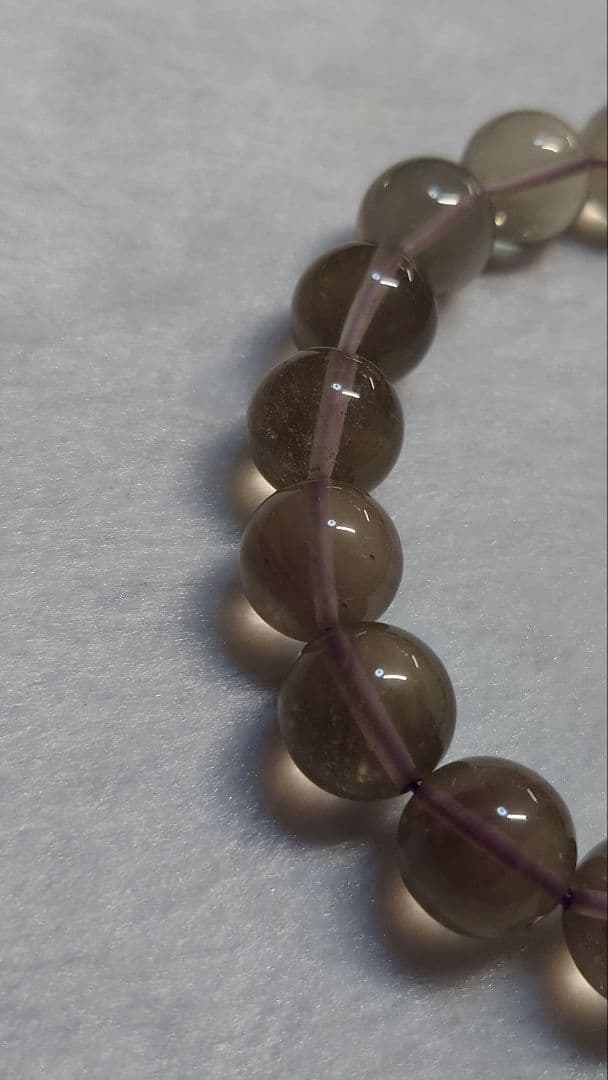 パープルリビアングラスブレスレット