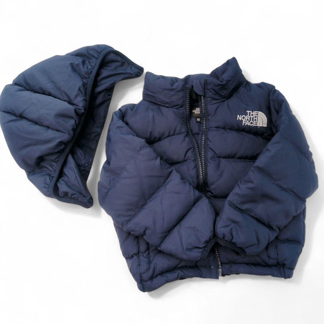 THE NORTH FACE キッズ ダウンジャケット ネイビー 90