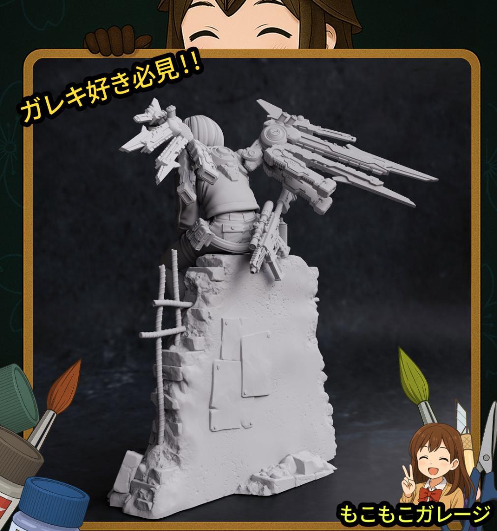 ガレージキット 1/10 未塗装 未組立 フィギュア SF メカ天使