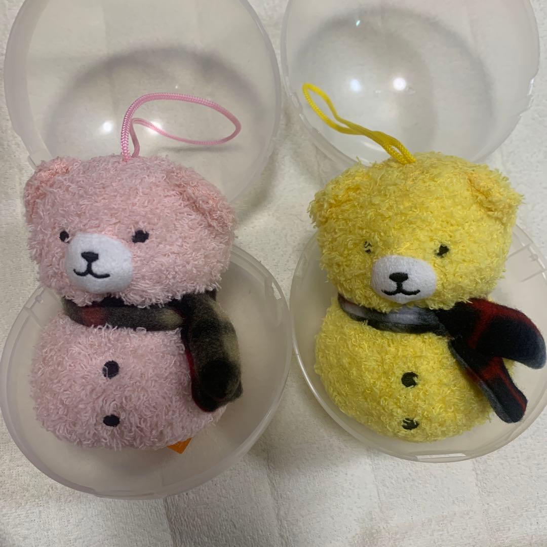 長崎ハウステンボス 熊 くま 雪だるま 巨大ガチャ 雪だるまベア 黄色