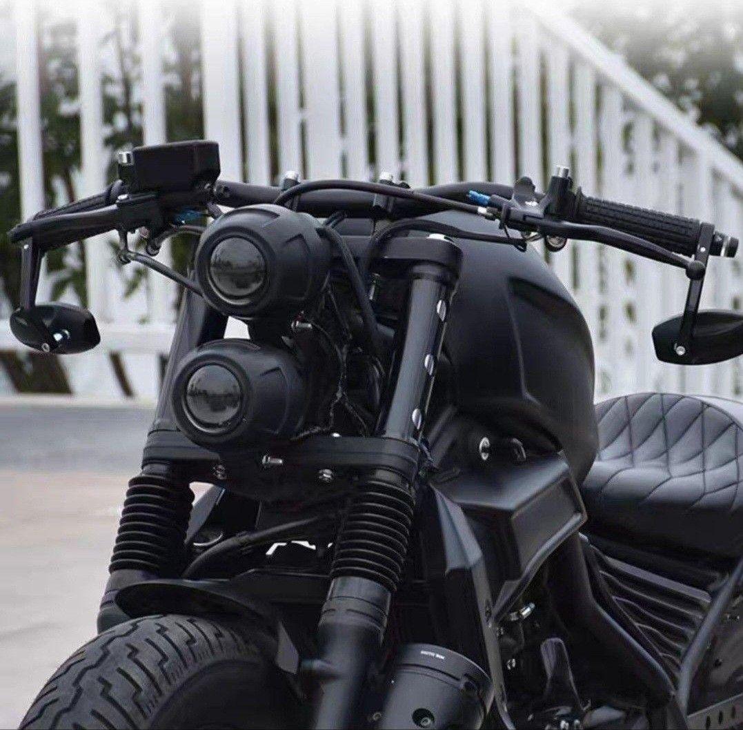 MOTOBOX レブル250 500 ヘッドライト 縦目 LED2灯化 キット - メルカリ