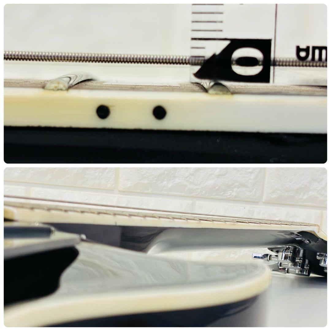 G.I.G レスポール カスタムタイプ ブラック ミラーピックガード