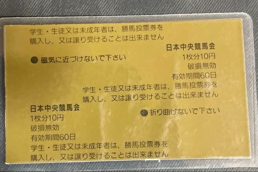 ウマ娘トウカイテイオー 1993年第38回有馬記念 的中馬券 - メルカリ