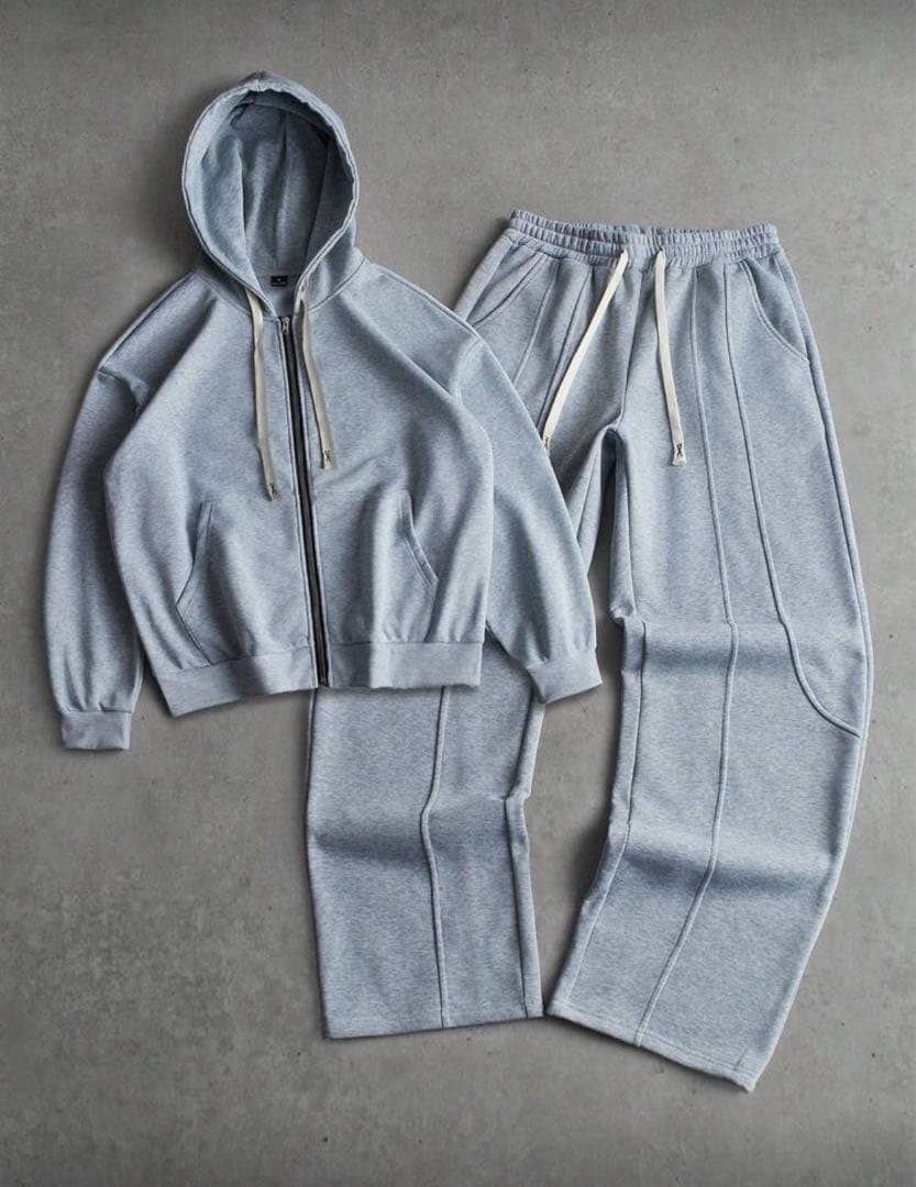 セットアップ ジップパーカー スケーター Y2K HIPHOP