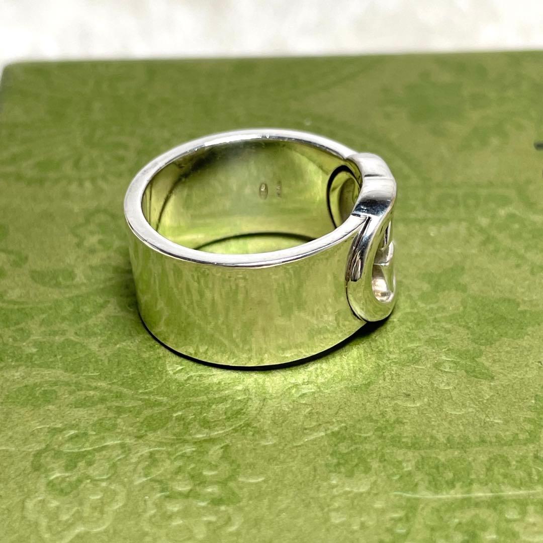 GUCCIグッチ インターロッキングGGリング 15号　メンズ/レディース