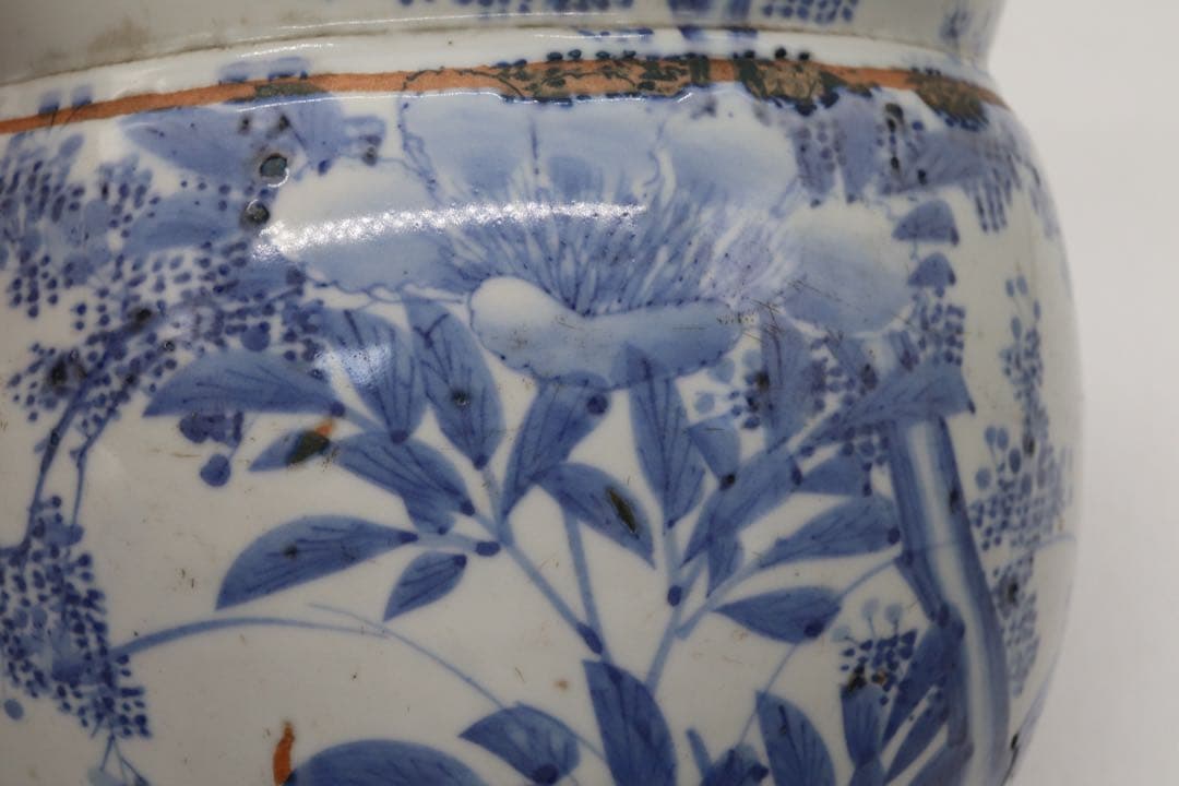 岐No58 染付 香炉 送料込み0504