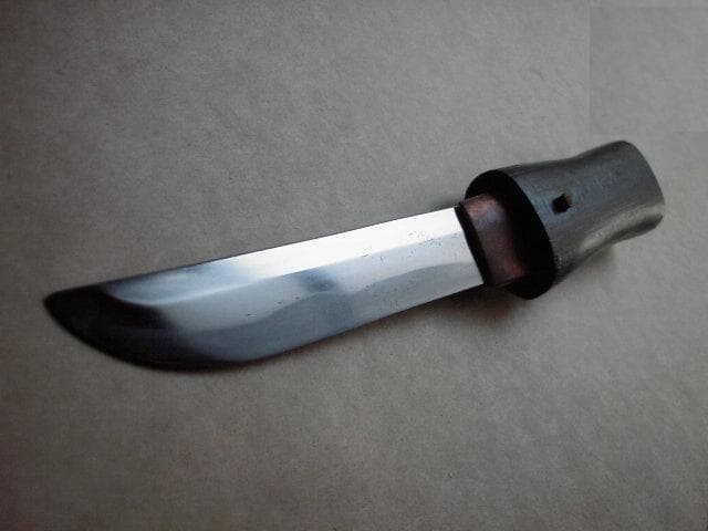 日本刀残欠マスターナイフNo.1 業物 正良 黒拵