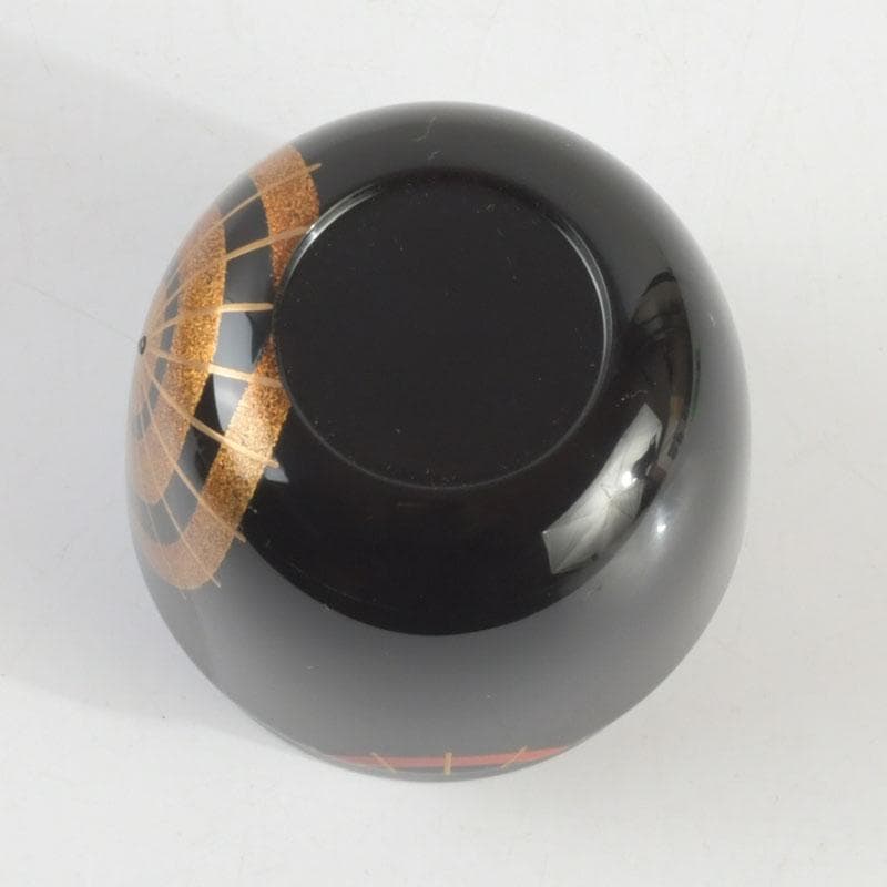 茶道具 山中塗 熊谷秀穂作 傘蒔絵 中棗 共箱 V 9489 - メルカリ