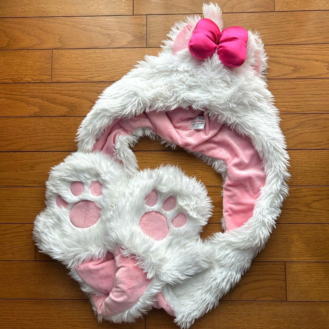 ディズニー マリーちゃん マフラーキャップ ファンキャップ ディズニー ファンキャップ マフラー マリー マリーちゃん ファン