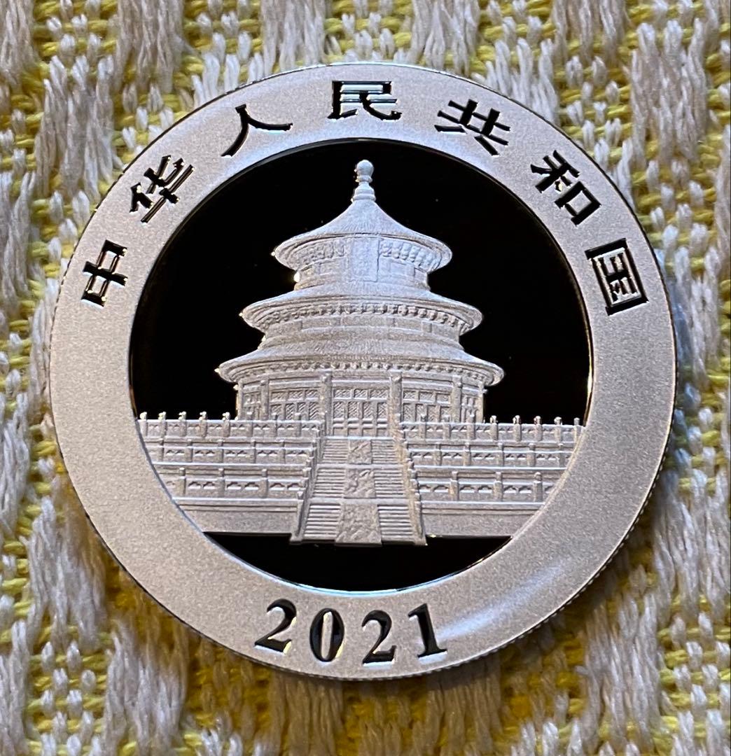 2021年 純銀 パンダ銀貨 30g 中国 10元 シルバー