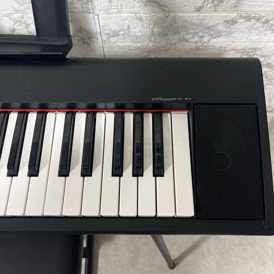 YAMAHA 電子ピアノ piaggero NP-11 スタンド、椅子付き