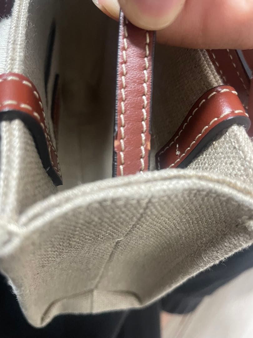 Chloé キャンバス ショルダーバッグ