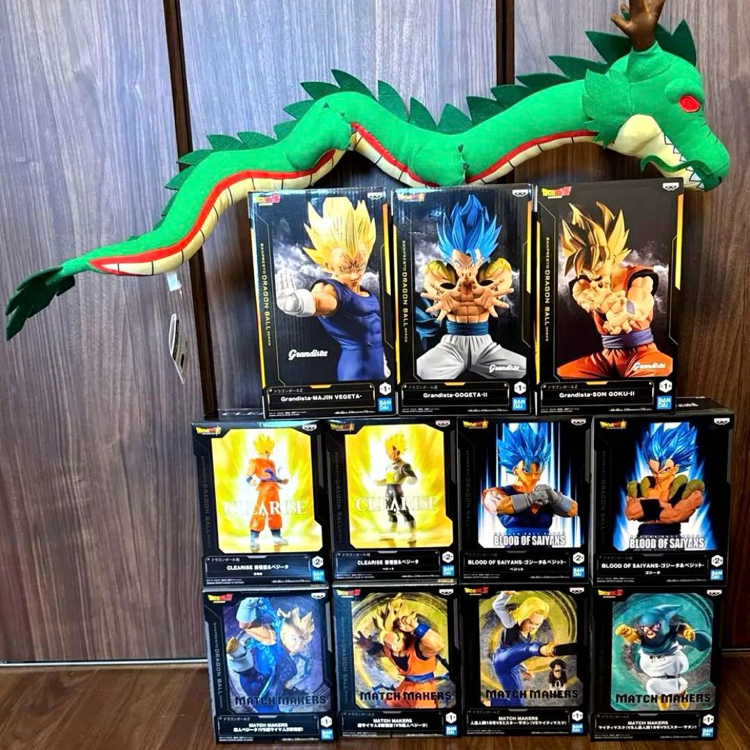 ドラゴンボール フィギュア11体 withめちゃながシェンロンぬいぐるみ