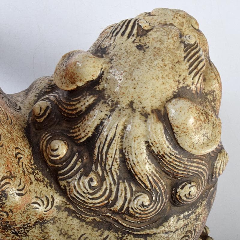 オンライン ストアホビー・楽器・アート - 備前焼 古備前 獅子 置物 D